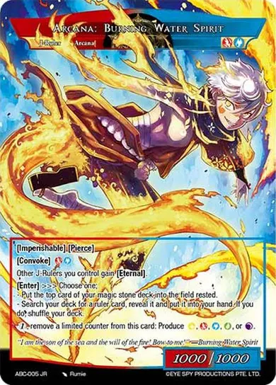 Arcana: Burning Water Spirit