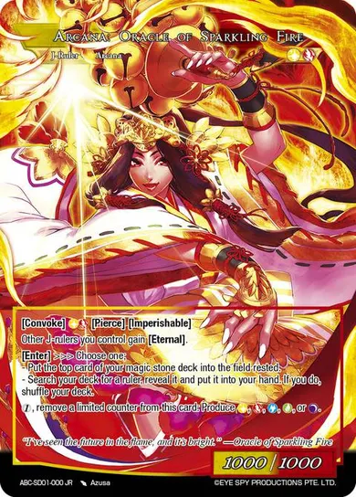 Arcana: Oracle of Sparkling Fire