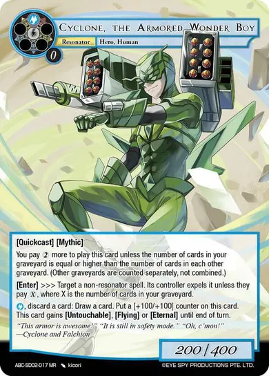 Cyclone, the Armored Wonder Boy