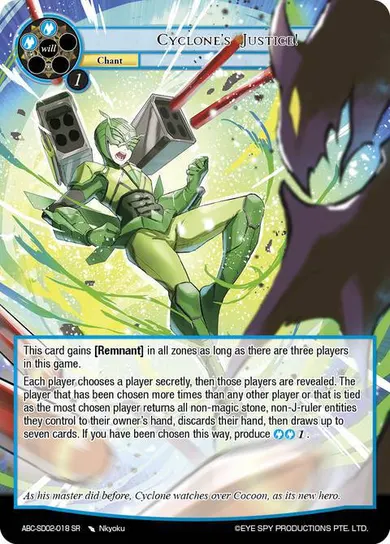Cyclone's Justice!
