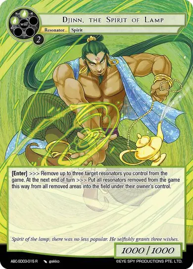 Djinn, the Spirit of Lamp