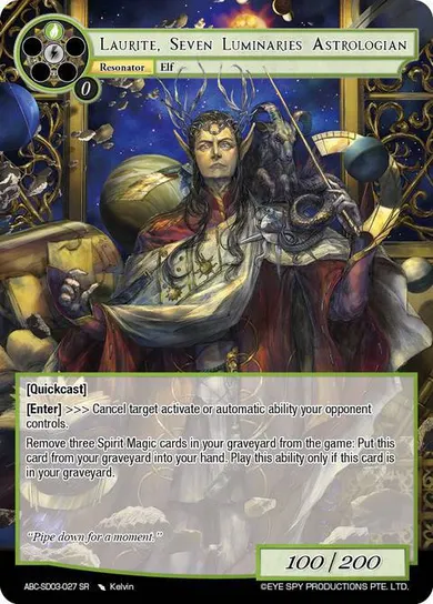 Laurite, Seven Luminaries Astrologian