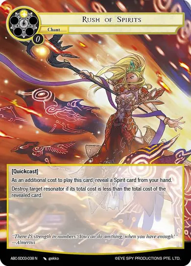 Rush of Spirits