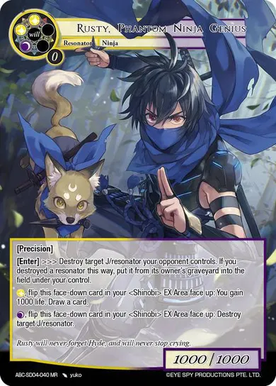 Rusty, Phantom Ninja Genius