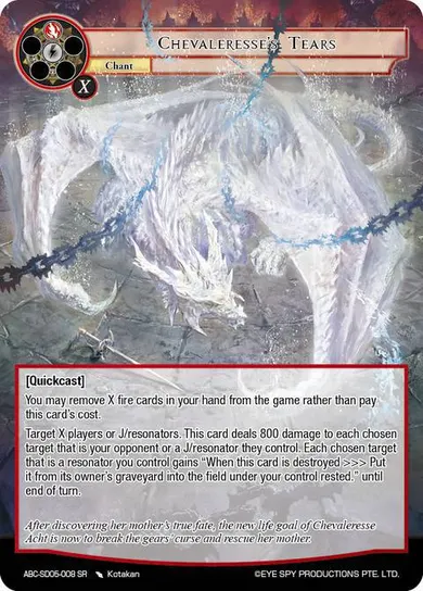 Chevaleresse's Tears