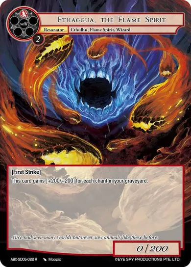 Fthaggua, the Flame Spirit