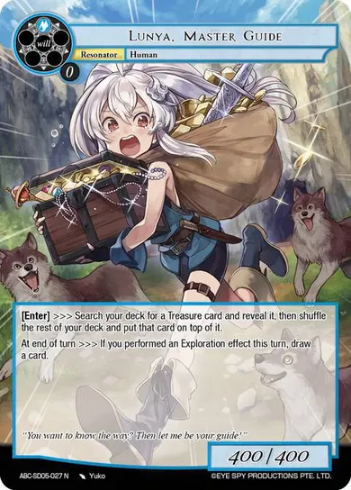 Lunya, Master Guide