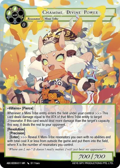 Chamimi, Divine Power