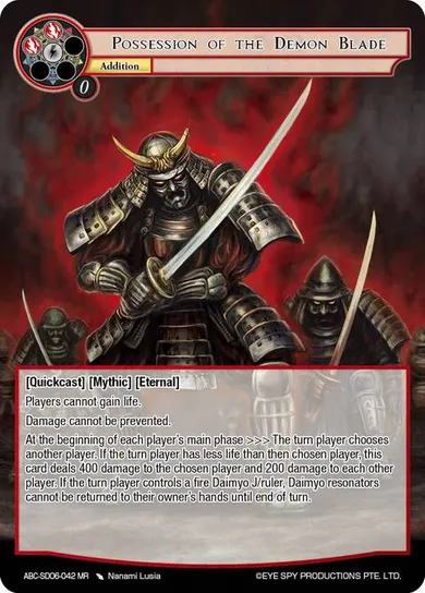Possession of the Demon Blade