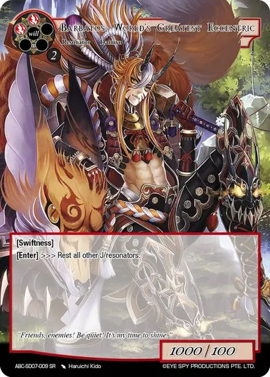 Barbatos, World's Greatest Eccentric