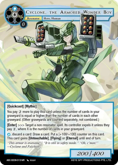 Cyclone, the Armored Wonder Boy