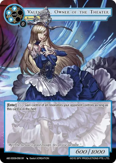 Valentina, Owner of the Theater