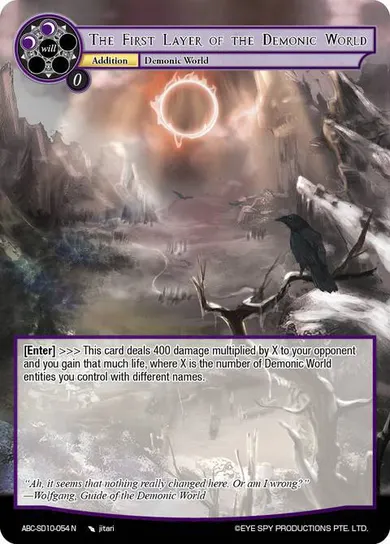 The First Layer of the Demonic World