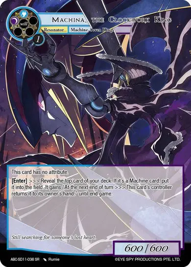 Machina, the Clockwork King