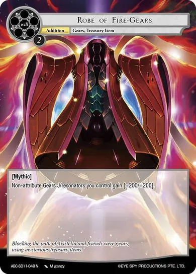 Robe of Fire-Gears