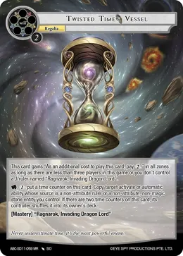 Twisted Time's Vessel