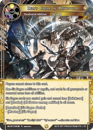 Zero's Circle of Protection