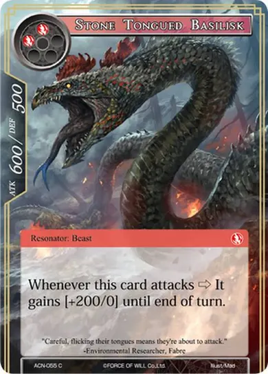 Stone Tongued Basilisk