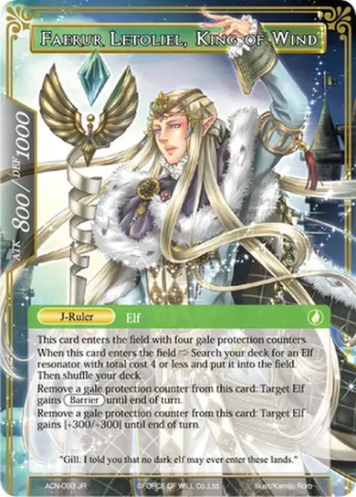 Faerur Letoliel, King of Wind