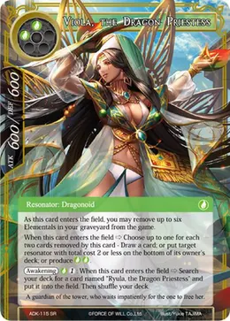 Viola, the Dragon Priestess