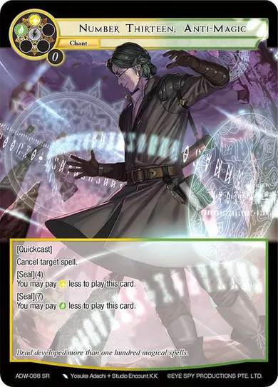 Number Thirteen, Anti-Magic