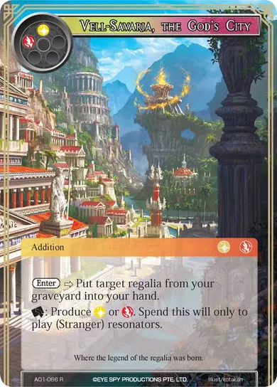 Vell-Savaria, the God's City