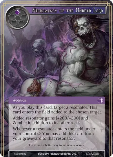 Necromancy of the Undead Lord
