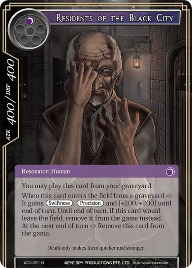 Residents of the Black City