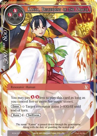 Kanna, Descendent of the Oracle