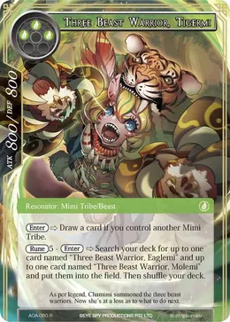 Three Beast Warrior, Tigermi