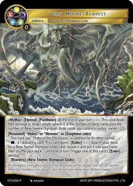 Zeus' Divine Tempest