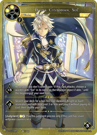 Divine Custodian, Sol