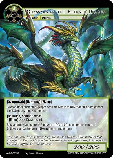 Quassarant, the Emerald Dragon