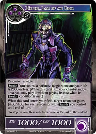 Melder, Last of the Dead