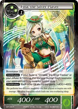 Fina, the Silver Player