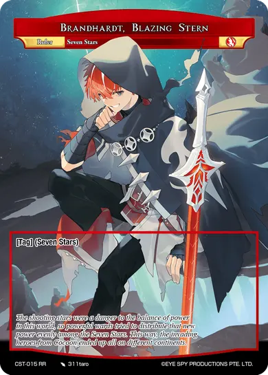 Brandhardt, Blazing Stern