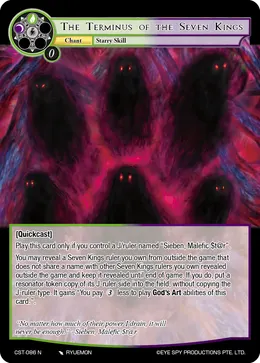 The Terminus of the Seven Kings