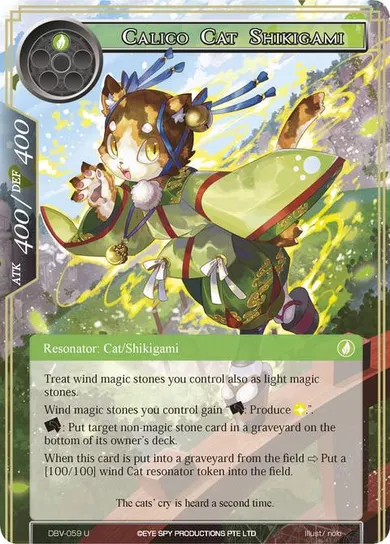 Calico Cat Shikigami