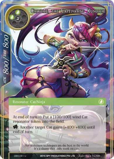 Chiyome, the Captivating Kunoichi