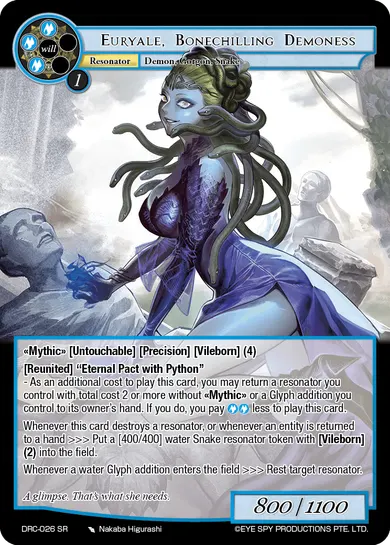 Euryale, Bonechilling Demoness
