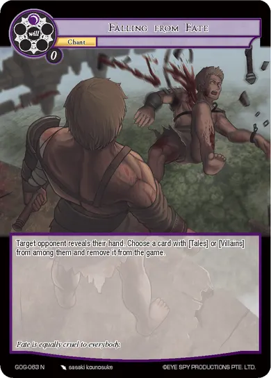 Falling from Fate