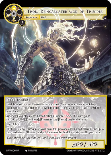 Thor, Reincarnated God of Thunder