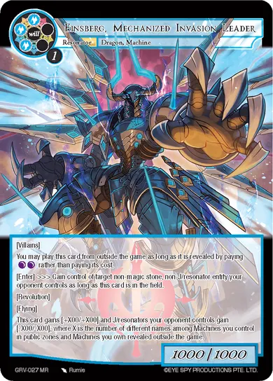 Einsberg, Mechanized Invasion Leader