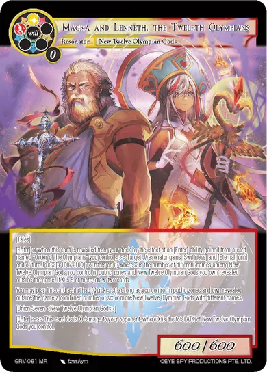 Magna and Lenneth, the Twelfth Olympians