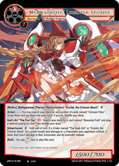 Nyarlathotep, Liberated Usurper