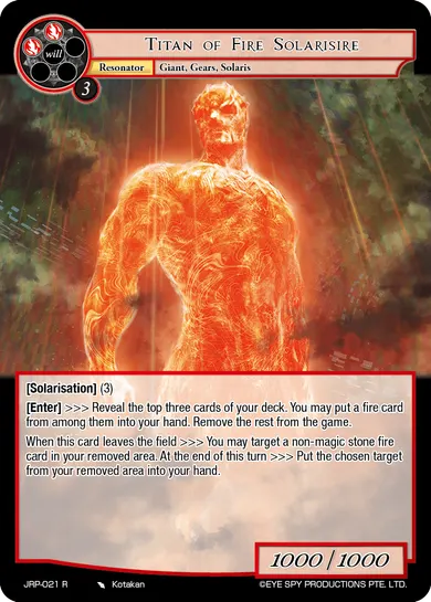 Titan of Fire Solarisire