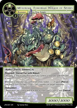 Myxoroak, Fungibian Herald of Spores