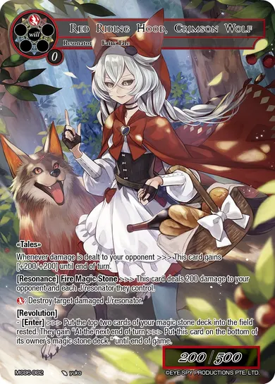 Red Riding Hood, Crimson Wolf