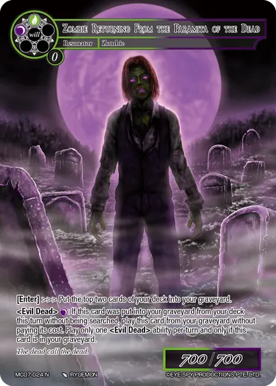 Zombie Returning from the Paramita of the Dead