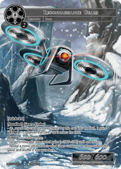 Reconnaissance Gears